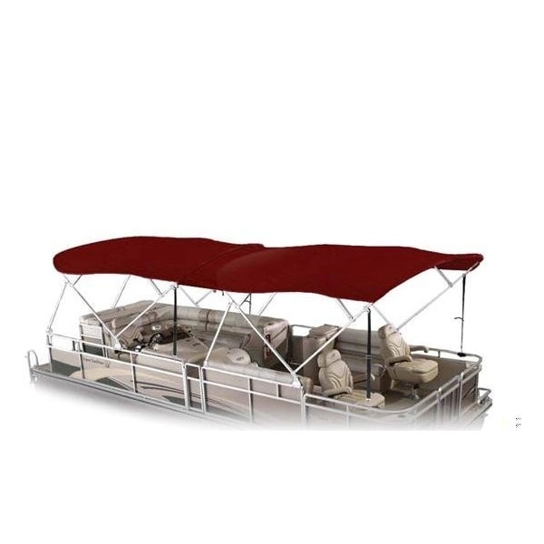 Eevelle Summerset Premium Bimini Top Kit w/ Hardware and Frame - Height 54in SS-544B103DBL-BRG - main